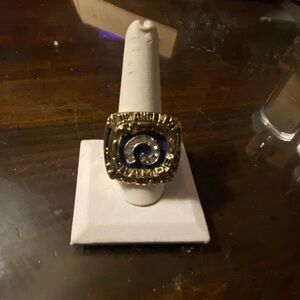 Los Angeles Rams Ferimagio Gold Plated Championship Ring